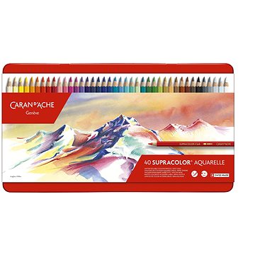 

CARAN D'ACHE Supracolor Aquarelle 40 barev