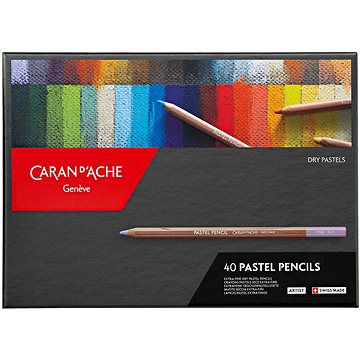 CARAN D'ACHE Umělecké pastely v tužce 40 barev