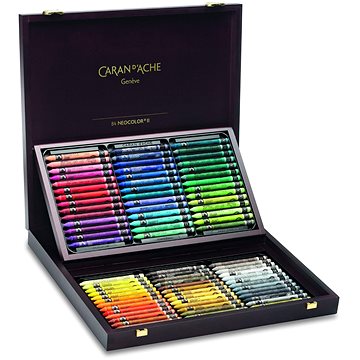 

CARAN D'ACHE Neocolor II 84 barev v dřevěném boxu
