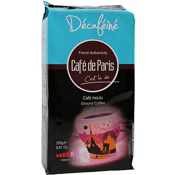 

Café de Paris DECAFEINE, mletá 250 g
