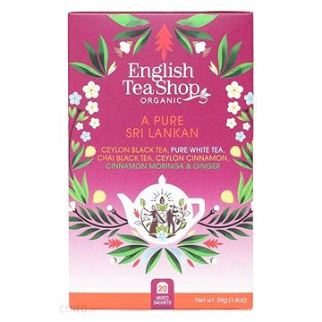 

English Tea Shop Mix čajů Čistý Srilančan 40g, 20 ks bio ETS20