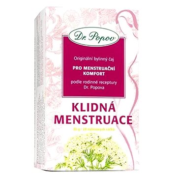 

Dr.Popov Klidná menstruace porcovaný čaj 30 g