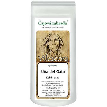 

Čajová zahrada Vilcacora - Uňa del Gato - Kočičí dráp 50 g