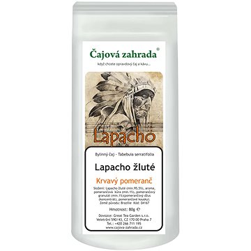 

Čajová zahrada Lapacho žluté Krvavý pomeranč 80 g