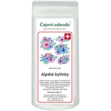 

Čajová zahrada Alpské bylinky