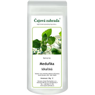 

Čajová zahrada Meduňkový čaj