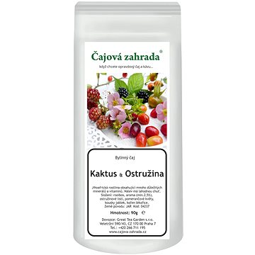 

Čajová zahrada Rooibos Kaktus & Ostružina 90 g
