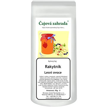 

Čajová zahrada Rooibos Rakytník & Lesní ovoce 90 g