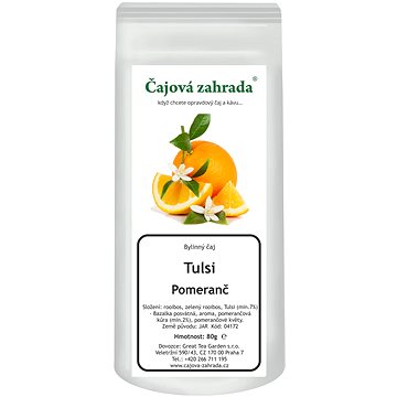 

Čajová zahrada Rooibos Tulsi & Pomeranč 80 g