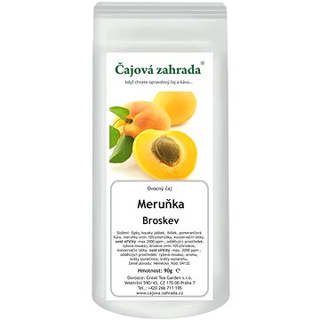 

Čajová zahrada - Meruňka & Broskev - ovocný čaj, 90 g