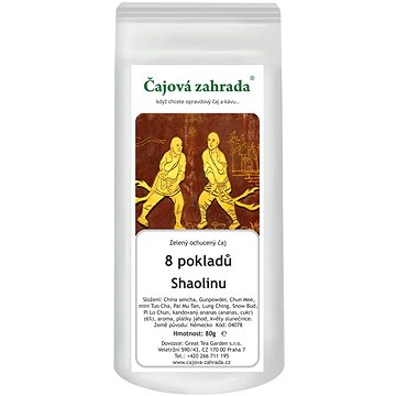 

Čajová zahrada - 8 pokladů Shaolinu - zelený ochucený čaj, 80 g