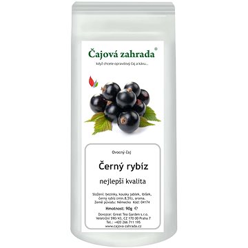 

Čajová zahrada - Černý rybíz - ovocný čaj, 90 g