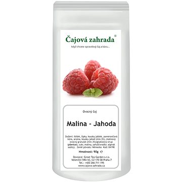 

Čajová zahrada - Malina & Jahoda - ovocný čaj, 90 g