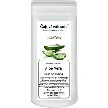 

Čajová zahrada - Aloe Vera & Řasa Spirulina - zelený ochucený čaj, 500 g