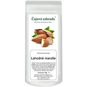 

Čajová zahrada - Lahodné mandle - zelený ochucený čaj, 80 g
