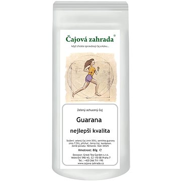 

Čajová zahrada - Guarana - zelený ochucený čaj, 80 g