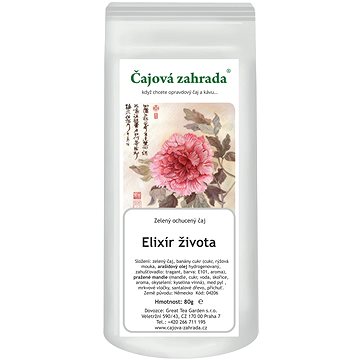

Čajová zahrada - Elixír života - zelený ochucený čaj, 500 g