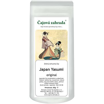 

Čajová zahrada - Japan Yasumi - zelený čaj, 500 g