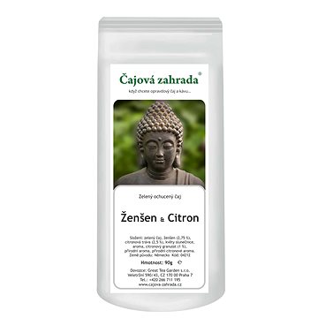 

Čajová zahrada - Ženšen & Citron - zelený ochucený čaj, 90 g