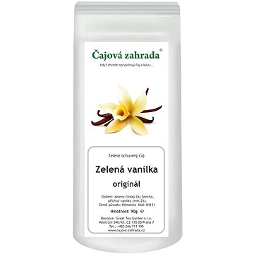 

Čajová zahrada - Zelená vanilka - zelený ochucený čaj, 90 g