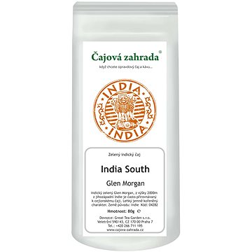 

Čajová zahrada - India South Glen Morgan - zelený čaj, 80 g