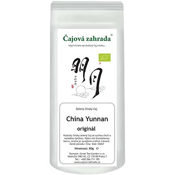 

Čajová zahrada - China Yunnan Green - zelený čaj, 80 g