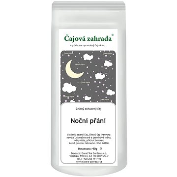 

Čajová zahrada - Noční přání - zelený ochucený čaj, 90 g