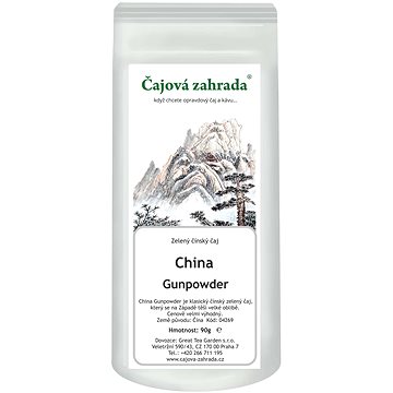 

Čajová zahrada - China Gunpowder - zelený čaj, 90 g