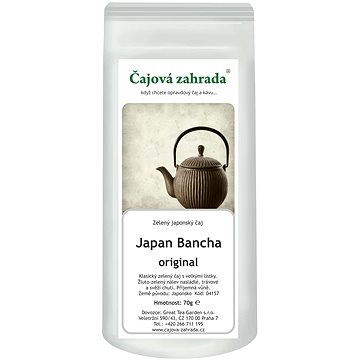 

Čajová zahrada - Japan Bancha - zelený čaj, 500 g