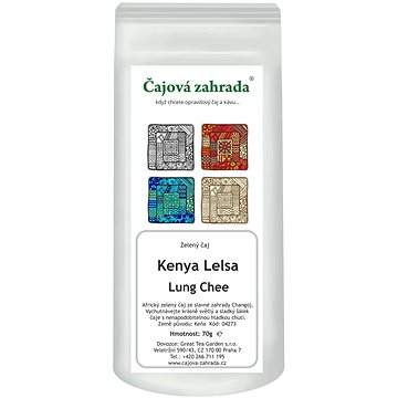 

Čajová zahrada - Keňa Lelsa Lung Chee - zelený čaj, 500 g
