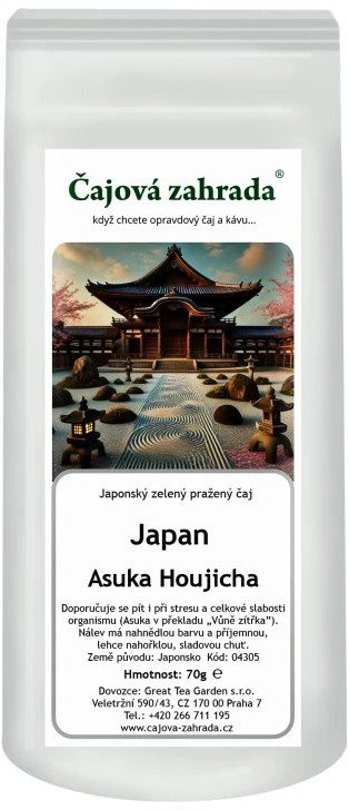 

Čajová zahrada Japan Asuka Houjicha - zelený čaj, 500 g