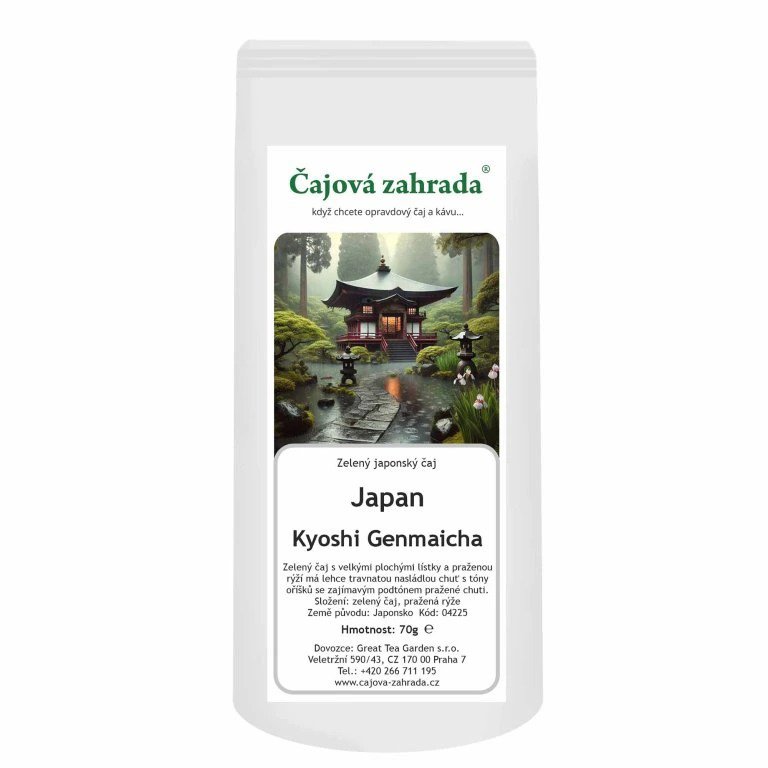 

Čajová zahrada Japan Kyoshi Gen Mai Cha - zelený čaj, 500 g