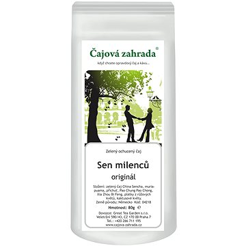 

Čajová zahrada - Sen milenců - zelený ochucený čaj, 80 g