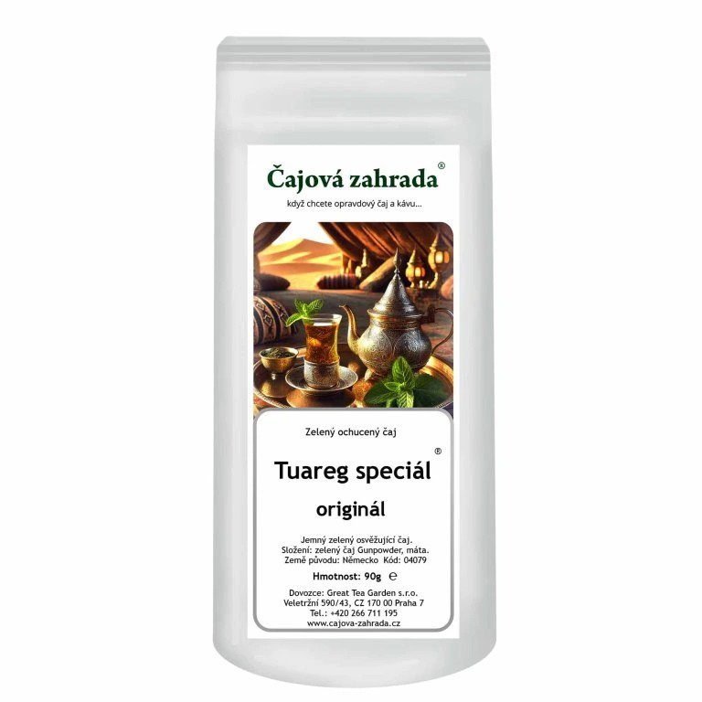 

Čajová zahrada - Tuareg speciál ® - zelený ochucený čaj, 90 g