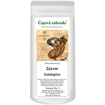 

Čajová zahrada - Zázvor & Eukalyptus - zelený ochucený čaj, 90 g