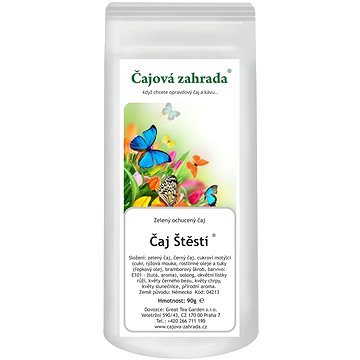 

Čajová zahrada - Čaj štěstí ® - zelený ochucený čaj, 90 g