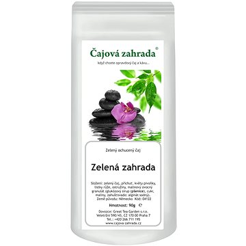 

Čajová zahrada - Zelená zahrada - zelený ochucený čaj, 500 g