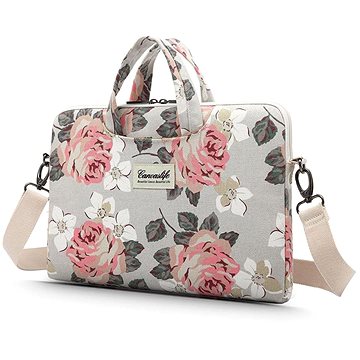 

Canvaslife Briefcase taška na notebook 13-14'', white rose