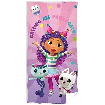 

Carbotex Osuška Gábinin Kouzelný Domek Taneční Párty 70 × 140 cm