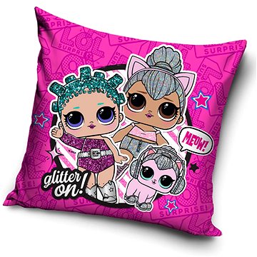 

Carbotex Povlak na polštářek L.O.L. Surprise Glitter On 40 × 40 cm