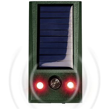 

GARDINO BASIC Plus USB Ultrazvukový odpuzovač zvěře s LED bleskem, solární