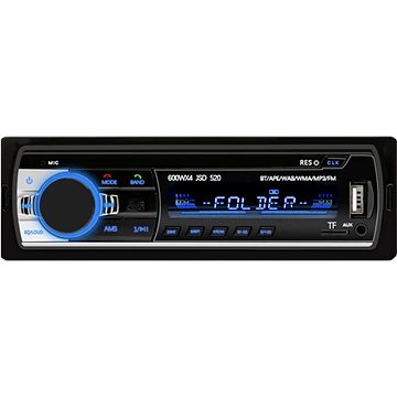 

OSSURET 1Din Autorádio Univerzální velikost, ISO, Bluetooth, USB, AUX, Micro SD