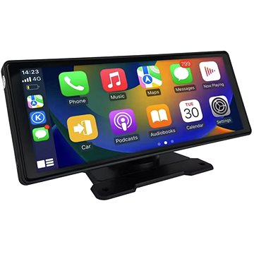 

Ossuret 360° otočný nastavitelný monitor, 10.26" Univerzální autorádio s CarPlay a Android Auto