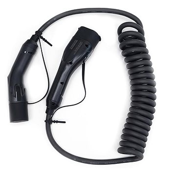 

Sectron Nabíjecí kabel spirálový - Type 2 / Type 2, 11 kW, 3 × 16 A, 400 V, 5.5 m