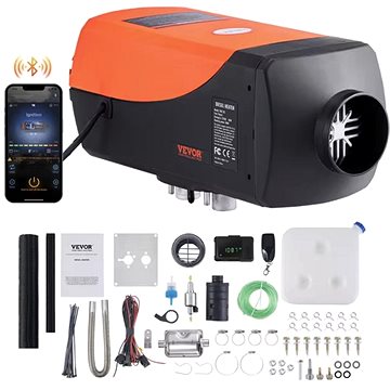 

Vevor Topení do auta 12 V, 8 kW, dieselový ohřívač vzduchu 12 V, do kamionů, aut, dodávek i lodí