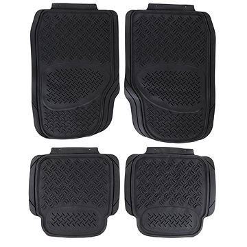 

SIXTOL Univerzální gumové autokoberce Car Mat Uni Set 3, komplet, 4 ks