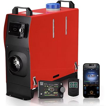 

Vevor Nezávislé Topení 5 kW, 12/24V, vlastní naftový okruh, LCD display