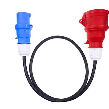 

SECTRON Redukce CEE 5pin 16 A - CEE 3pin (kempingová) 16 A 230V 1 m