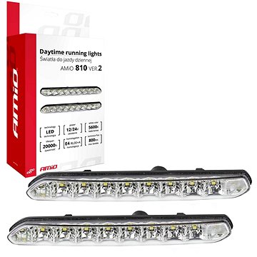 

Amio Světla pro denní svícení 10 × LED 12 / 24 V