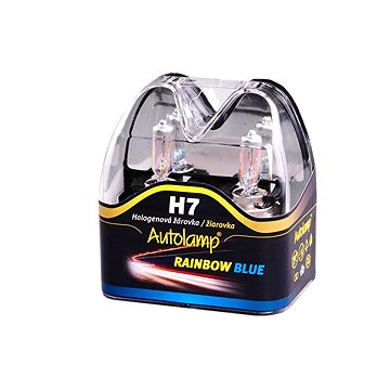 AUTOLAMP H7 12V 55W PX26d RAINBOW BLUE 2 ks
